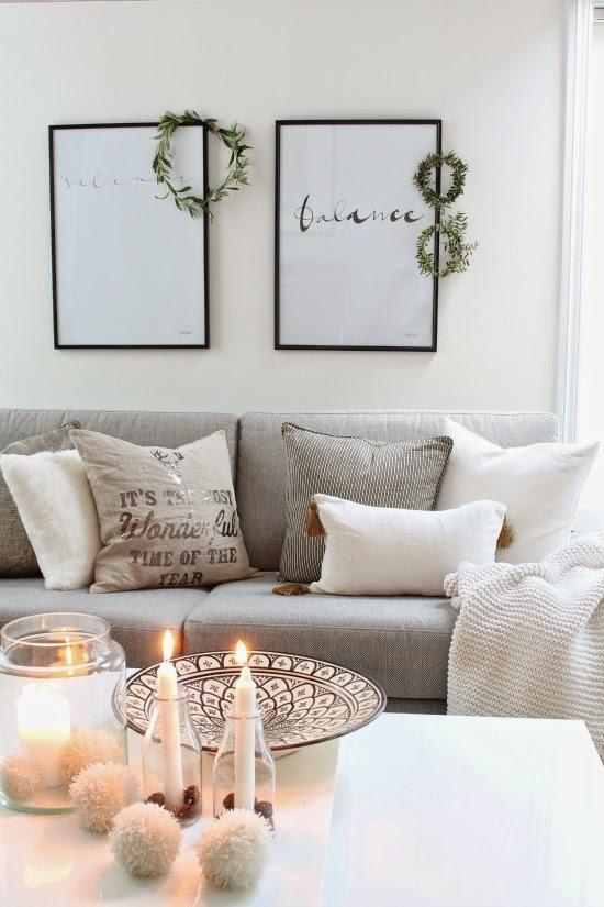 Déco en blanc Idyll og Him via Nat et nature Semaine 50 sur les blogs déco