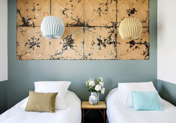 Hôtel Henri Paris Turbulences déco via Nat et nature Semaine 50 sur les blogs déco