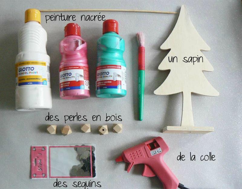 NOEL #5: Le sapin pour la chambre materiel