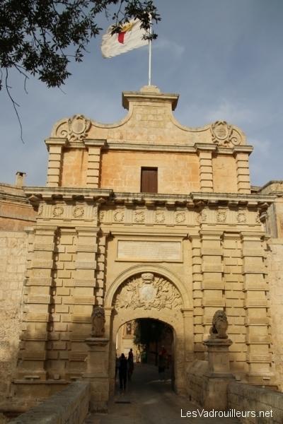 Entrée de la citadelle de Mdina Entrée de la citadelle de Mdina