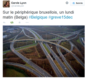 Aujourd’hui, vous pouvez être fiers d’être belges #greve15dec