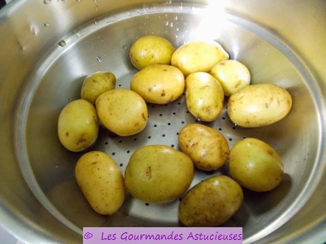Carottes et radis caramélisés sur lit d'écrasée de pommes de terre