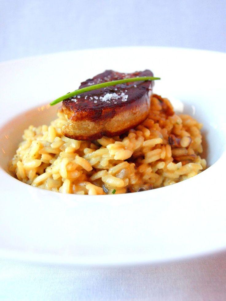 Des recettes de Noël pour faire saliver vos invités ! noel repas risotto foie gras