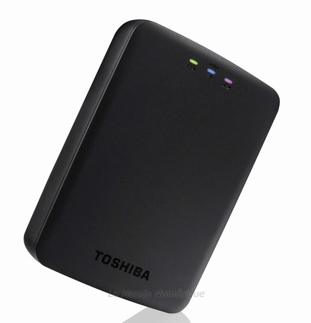 Toshiba Canvio Aerocast, un disque dur sans fil Wi-Fi pour de multiples usages