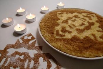 Feliz Natal au Portugal aletria - gâteau sucré au vermicelle