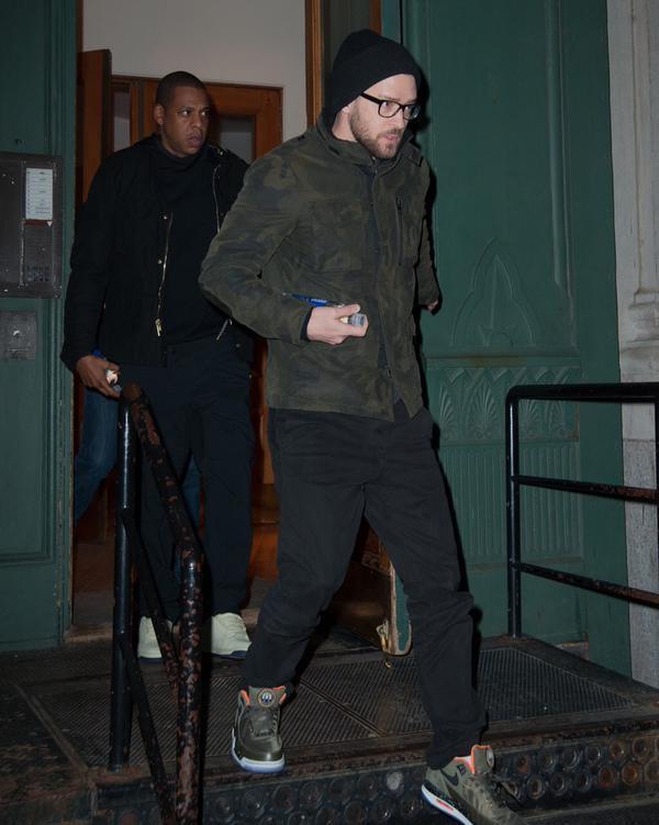 Photos: Justin Timberlake sortant de l'appartement de Taylor Swift