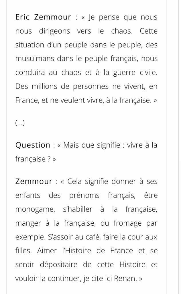 Zemmour déporte-moi Zemmour déporte-moi
