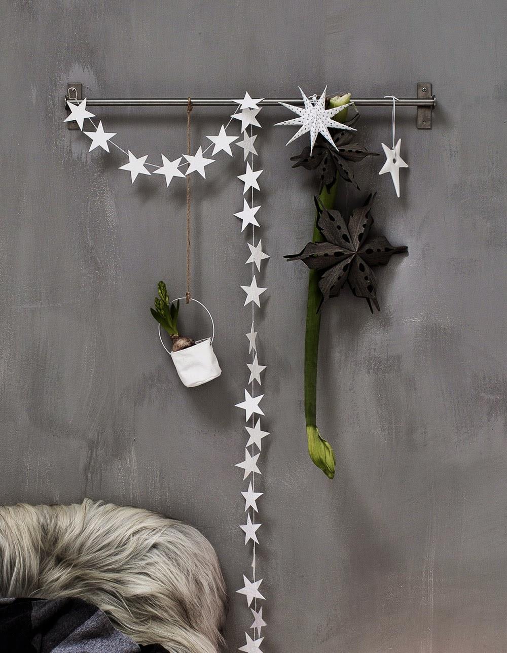 Les jolies choses de Noël #11 / Un mur décoré par Daniella Witte /