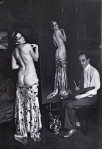 Nahui Olin et le peintre Manuel Rodríguez Lozano 1913