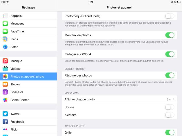 Astuces camera photo iPad