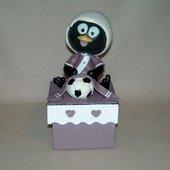 Boite à secret avec Caliméro à ma façon en porcelaine froide - Le petit monde d'Ingrid Boite à secret avec Caliméro à ma façon en porcelaine froide - Le petit monde d'Ingrid