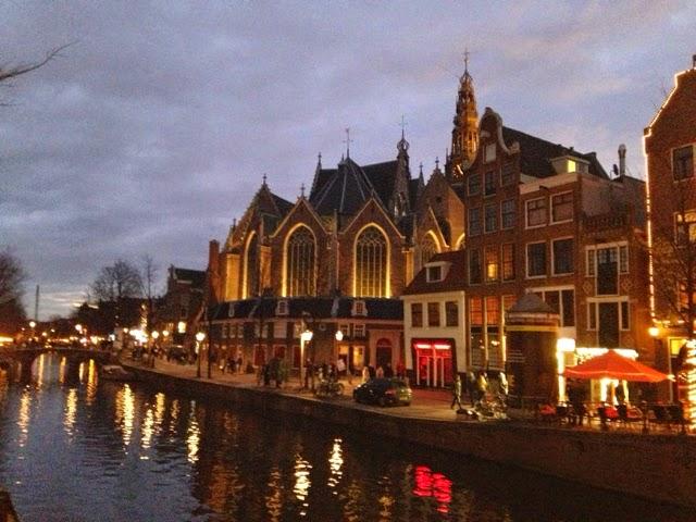 Amsterdam en fin de journée
