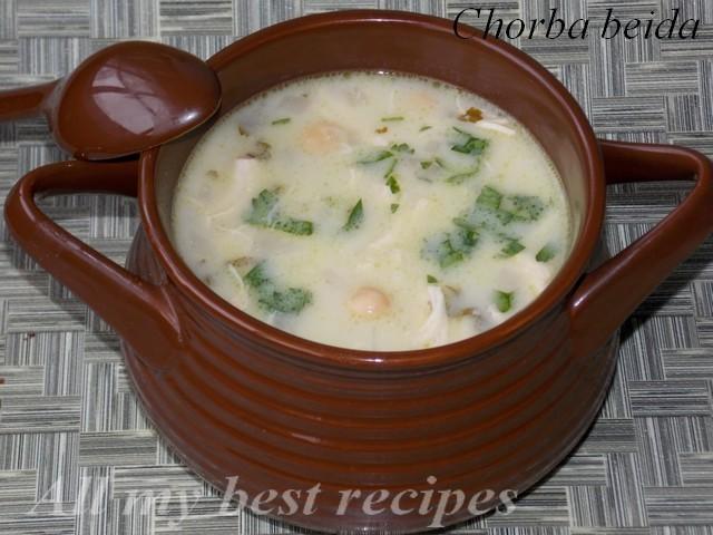 Chorba beida (soupe blanche)