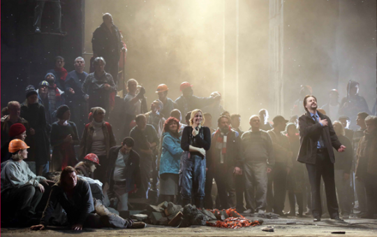 Fidelio à la Scala, Acte II choeur final © Marco Brescia et Rudi Amisano