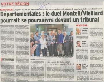 Le Dauphine Libere - 20 dec 2014 article Vielliard & Monteil.JPG