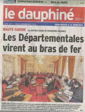 Le Dauphine libere -20 dec 2014 - Page 1.JPG