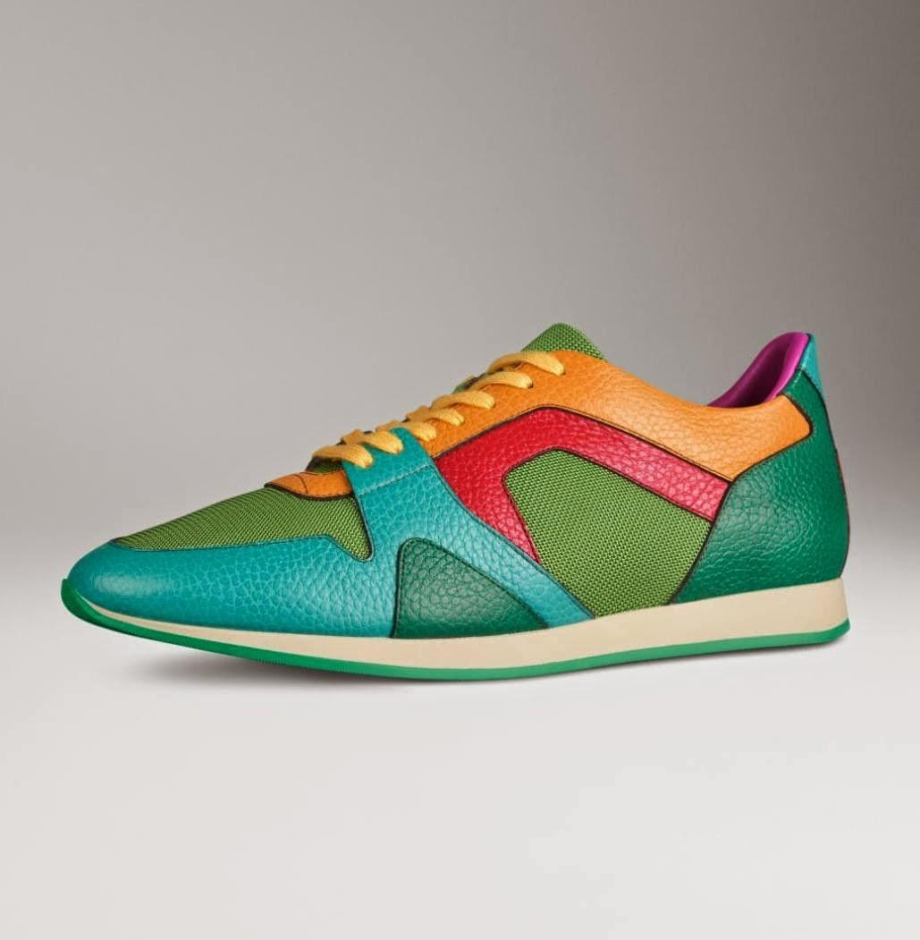 Color Block : La collection estivale de sneakers Burberry Prorsum pour hommes...