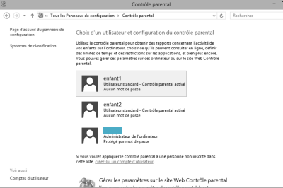 Tuto : Utiliser le contrôle parental de Microsoft Windows 7 et  8