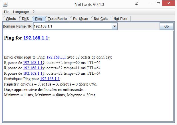 JNetTool - Le couteau suisse des outils réseaux