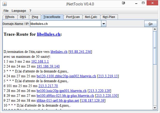 JNetTool - Le couteau suisse des outils réseaux