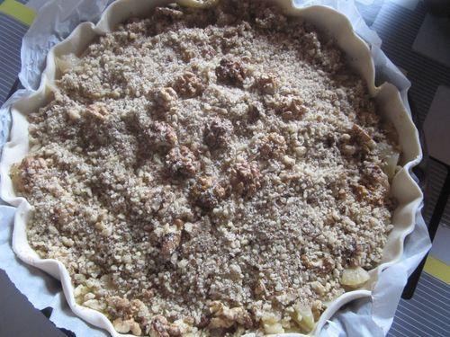 Tarte aux oignons et noix Tarte aux oignons et noix