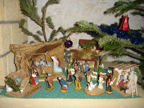 crèche, nativity, scene, santon