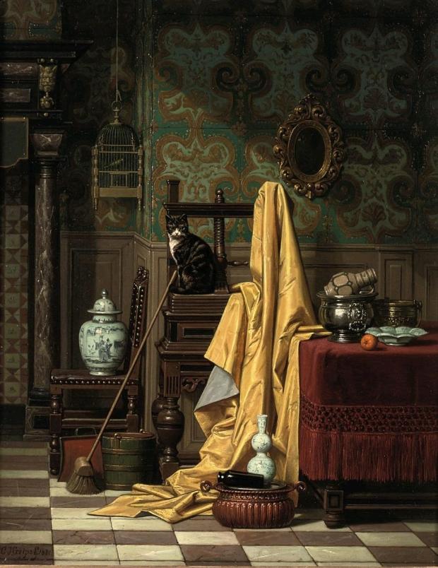Charles_Joseph_Grips_-_A_Domestic_Interior,_1881