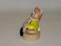 Marque-place avec P'tit ourson en porcelaine froide Marque-place avec P'tit ourson en porcelaine froide