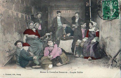 Les ébaudes en Bresse, du rôle social de la veillée au XIXème...
