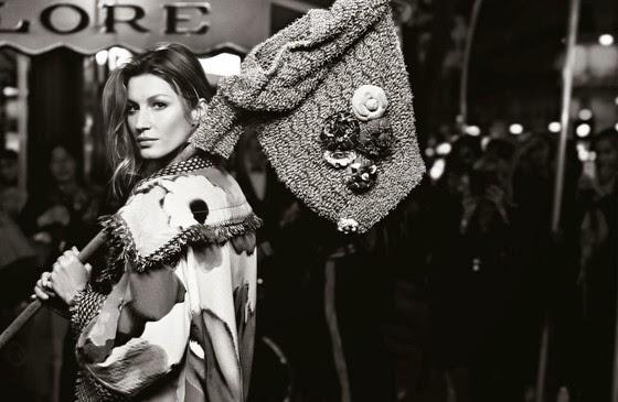 Gisèle Bündchen so parisienne dans la nouvelle campagne Chanel...