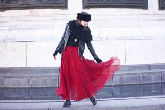 Mystline jupe rouge perfecto