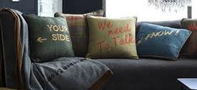 Exprimez vos pensées dans votre Living avec les coussins* 100 % expressifs ! images