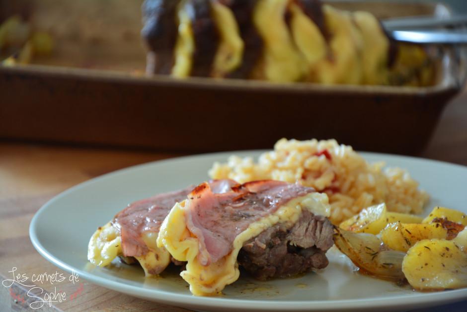 Rôti de veau Orloff & ses pommes de terre au four | À Découvrir