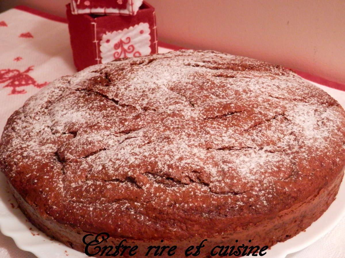 Gâteau Coco-Chocolat {sans beurre}...et...
