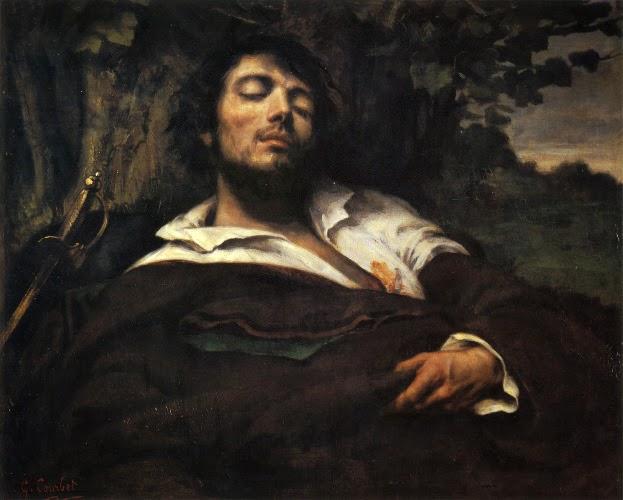 peintre Gustave Courbet tableau homme blessé histoire de l'art 1844 1854 les plus beaux tableaux