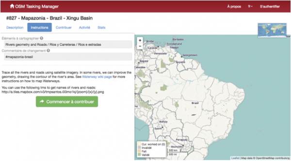 OpenStreetMap souhaite cartographier l’Amazonie grâce au crowdsourcing