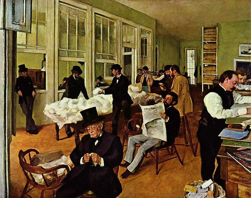 1873 le bureau de coton à la nouvelle orléans