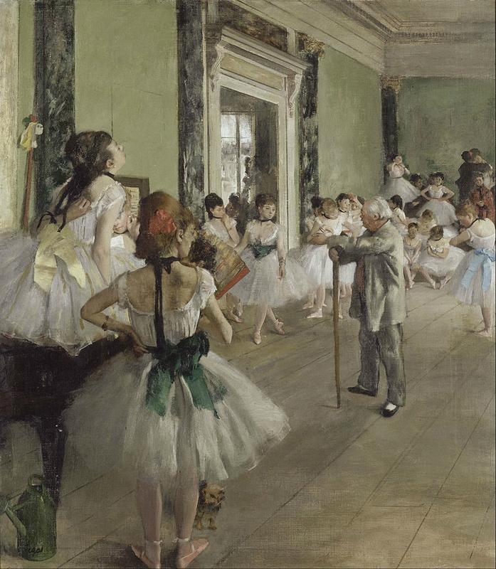 1874 la classe de danse