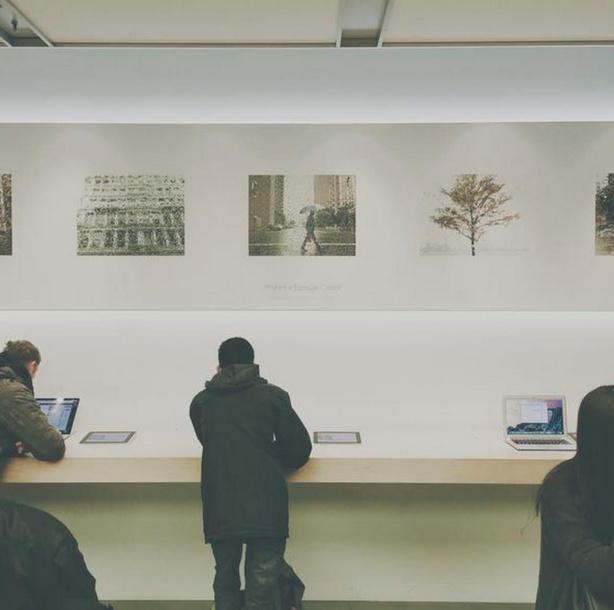 Apple transforme ses magasins en galeries d'art