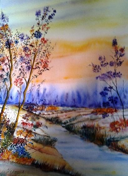 Le Bessanais André Fernandez participe au mondial de l’aquarelle Le Bessanais André Fernandez participe au mondial de l’aquarelle