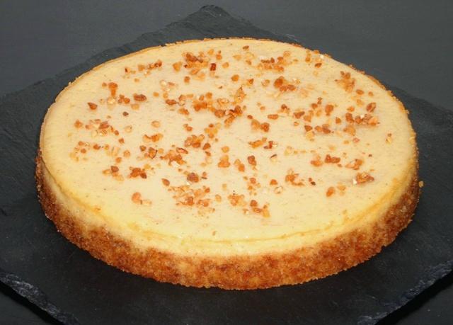 Cheesecake poire frangipane (noisette pralin)