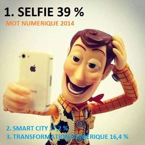 La consécration du selfie, élu mot numérique 2014