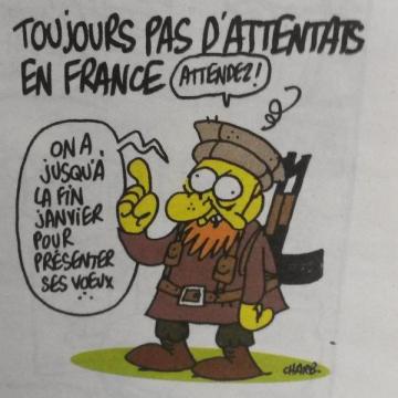 Balles tragiques à Charlie Hebdo - 12 morts