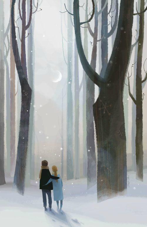 Rien qu'aujourd'hui... la beauté aquarelle sur coroflot