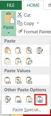 Graphique Excel - Thermomètre