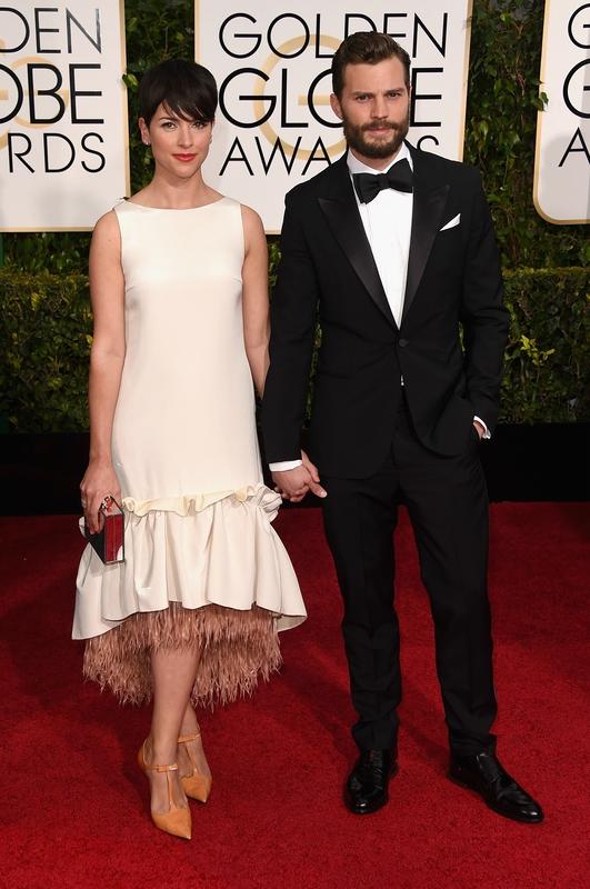 Jamie Dornan et Dakota Johnson au Golden Globes Awards (2015) gg1