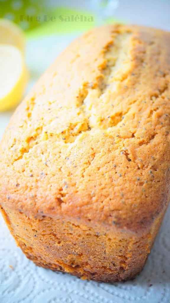 Cake au citron & aux graines de pavot