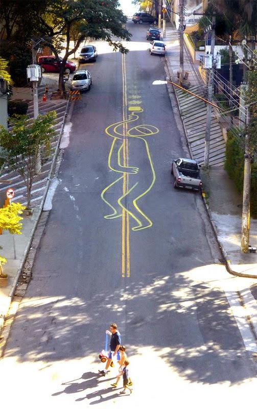 Le bestiaire routier de Sao Paulo, par Tec - Street Art Le bestiaire routier de Sao Paulo, par Tec - Street Art