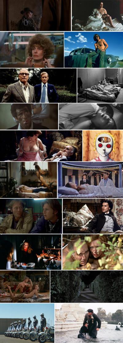 Retour vers le futur : Les 74 de 1973 © MGM, Cinematograph AB, 20th Century Fox, Mega Film, Palomar Pictures, Elite Films, E-K-Corporation, Wakamatsu Production, Films 66, Argos Films, VNF, James B. Harris Productions, Columbia Pictures, Michael Laughlin Enterprises, Nuova Linea Cinematografica, Canaria Films, Les Films Ariane, Marianne Productions, Guercio-Hitzig, Warner Bros.