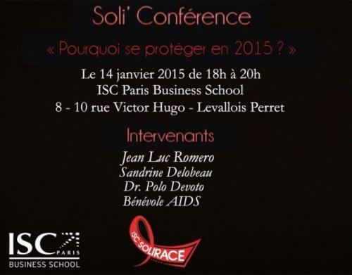 Débat à ISC Solirace à 18h00 sida,jean-luc romero,elcs,crips